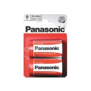 PANASONIC Zink-Kohle-Batterien Red Zinc R20RZ / 2BP EU D 1.5V (Blister 2 Stück)