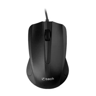 C-TECH Maus WM-01, schwarz, USB