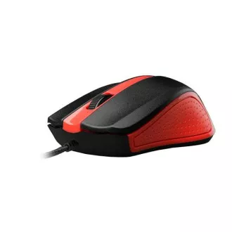 C-TECH Maus WM-01, rot, USB