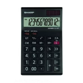Sharp EL-124TWH 12-stelliger Taschenrechner