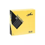 Serviettenpapier INFIBRA 2vrs. 33x33cm gelb 50Stk