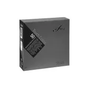 Serviettenpapier INFIBRA 2vrs. 33x33cm schwarz 50Stk