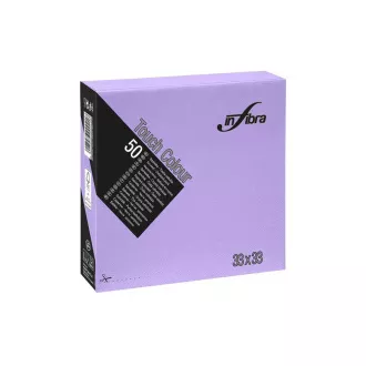 Serviettenpapier INFIBRA 2vrs. 33x33cm Lavendel 50Stk