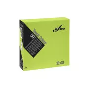 Serviettenpapier INFIBRA 2vrs. 33x33cm Limette 50Stk