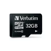 VERBATIM MicroSDHC-Karte 32GB Premium, U1