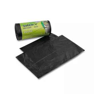 HDPE Abfallbeutel 60x70cm 60L 10mic 50Stk in einer Rolle