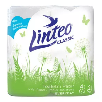 Toilettenpapier Linteo Classic 2vrs. weiß 4rolle 206610