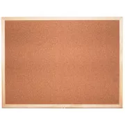 Korkplatte 40x60cm Economy Holzrahmen einseitig