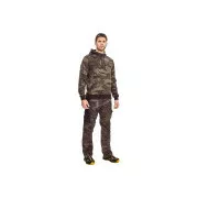 CRAMBE Kapuzen-Sweatshirt grau camouflage S