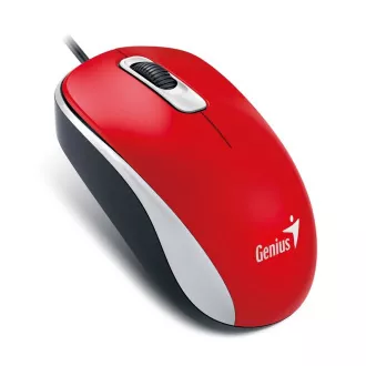 GENIUS Maus DX-110, kabelgebunden, 1000 dpi, USB, rot