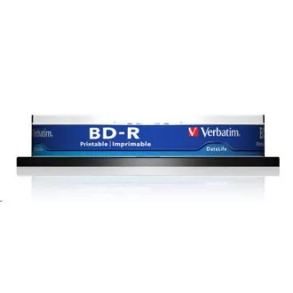 VERBATIM BD-R SL Datalife HTL (10er-Pack)Blu-Ray/Spindel/6x/25GB Wide Printable