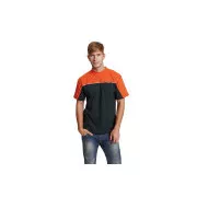 EMERTON T-Shirt schwarz / orange 2XL