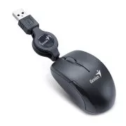 GENIUS Maus MicroTraveler V2 / kabelgebunden / 1200 dpi / USB / schwarz