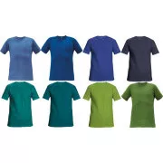 TEESTA T-Shirt dunkelblau L