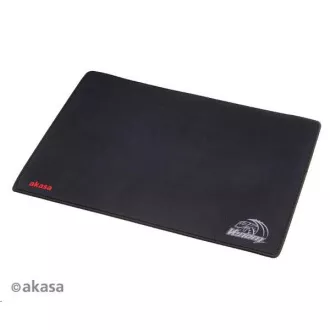 AKASA Mauspad Venom Black, Stärke 3mm, Naturkautschuk, resistent gegen Schmutz und Staub, schwarz