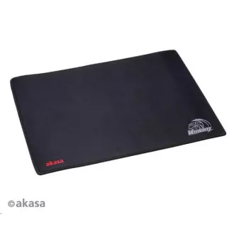 AKASA Mauspad Venom Black, Stärke 3mm, Naturkautschuk, resistent gegen Schmutz und Staub, schwarz