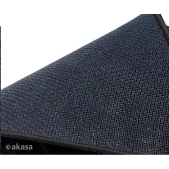 AKASA Mauspad Venom Black, Stärke 3mm, Naturkautschuk, resistent gegen Schmutz und Staub, schwarz