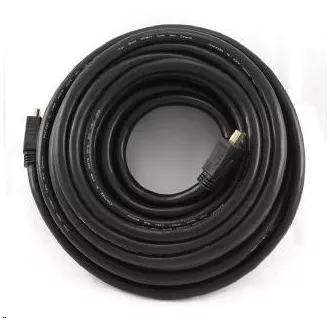 GEMBIRD HDMI auf HDMI Kabel 20m (v1.4, M/M, vergoldete Kontakte, geschirmt, Premium-Qualitätsschirm)