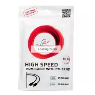 GEMBIRD HDMI auf HDMI Kabel 20m (v1.4, M/M, vergoldete Kontakte, geschirmt, Premium-Qualitätsschirm)
