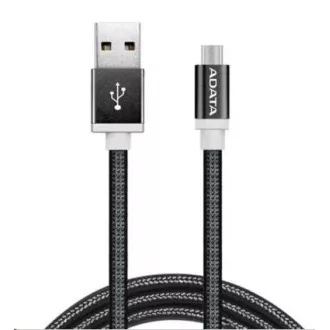 ADATA Micro USB-Kabel - USB A 2.0, 100cm, schwarz