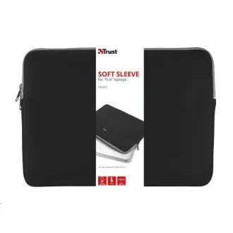 TRUST Laptoptasche 15,6" Primo Soft Sleeve für Laptops - schwarz