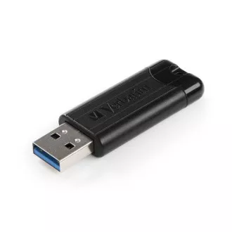 VERBATIM Flash Disk 64GB PinStripe USB 3.0, schwarz