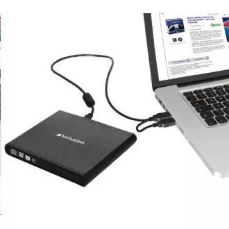 VERBATIM externes Laufwerk DVD-RW Rewriter USB 2.0 Schwarz   NERO