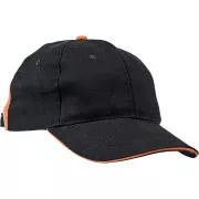 KNOXFIELD Baseballcap schwarz / orange