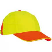 KNOXFIELD HV Baseballcap gelb / orange