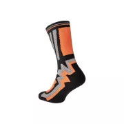KNOXFIELD LONG Socken schwarz / orange 45/46