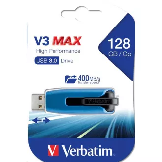VERBATIM Flash Disk 128GB V3 MAX, USB 3.0, blau VERBATIM Flash Disk 128GB V3 MAX, USB 3.0, blau