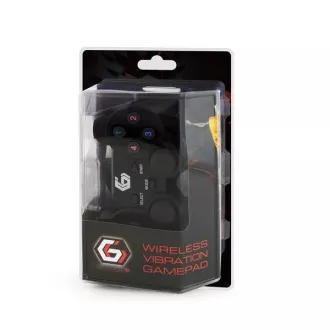 GEMBIRD Gamepad JPD-WDV-01, vibrierend, kabellos, PC / PS2 / PS3, USB