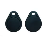 Elatec RFID Unique Chip, Schlüsselanhänger, 125 kHz, schwarz, Standard Temic / ISO11784 / 785
