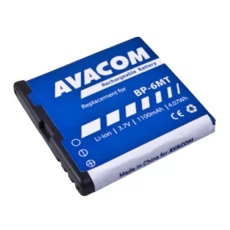 AVACOM Handyakku Nokia E51, N81, N81 8GB, N82, Li-Ion 3, 6V 1100mAh (Ersatz BP-6MT)
