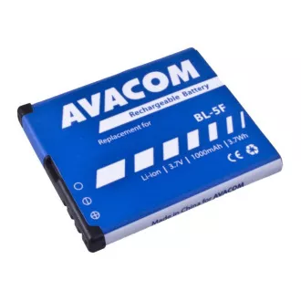 AVACOM Handyakku Nokia N95, E65, Li-Ion 3, 6V 1000mAh (Ersatz BL-5F) AVACOM Handyakku Nokia N95, E65, Li-Ion 3, 6V 1000mAh (Ersatz BL-5F)
