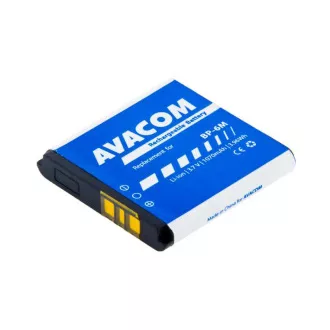 AVACOM Handyakku Nokia 6233, 9300, N73 Li-Ion 3, 7V 1070mAh (Ersatz BP-6M) AVACOM Handyakku Nokia 6233, 9300, N73 Li-Ion 3, 7V 1070mAh (Ersatz BP-6M)