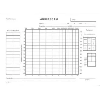 Formular NEM. Audiogramm A5 DITIS Formular NEM. Audiogramm A5 DITIS