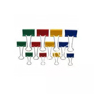 Clip Binder 19mm 12 Stück Farbe