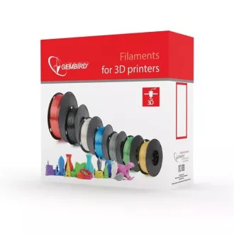 GEMBIRD PLA-Filament, 1,75 mm, 1 kg, transparent GEMBIRD PLA-Filament, 1,75 mm, 1 kg, transparent