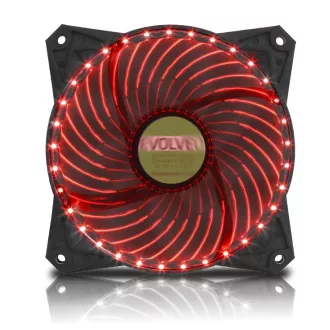 EVOLVEO 12L2RD Lüfter 120mm, 33 LED, rot, 3pin