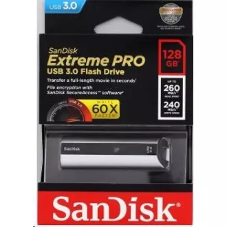 SanDisk Flash-Disk 128GB Extreme Pro, USB 3.2 (R:420/W:380 MB/s)