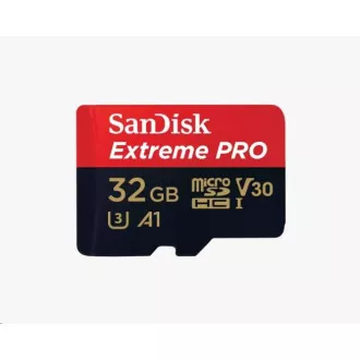 SanDisk MIcroSDHC-Karte 32GB Extreme PRO (100MB/s, Klasse 10 UHS-I V30) + Adapter SanDisk MIcroSDHC-Karte 32GB Extreme PRO (100MB/s, Klasse 10 UHS-I V30) + Adapter