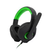 C-TECH Gaming-Kopfhörer mit Mikrofon NEMESIS V2 (GHS-14G), schwarz-grün