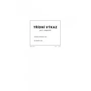 Formular Klassenbericht 1. Ebene A4 12 Seiten OPTYS 3122