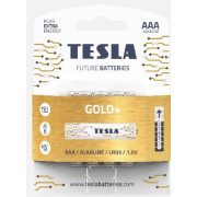 Batterien Tesla Gold  Alkaline AAA 1.5V (LR03, Mikroröhrchen) 4 Stk.