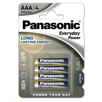PANASONIC Alkaline Batterien Everyday Power LR03EPS / 4BP AAA 1,5V (Blister 4 Stück) PANASONIC Alkaline Batterien Everyday Power LR03EPS / 4BP AAA 1,5V (Blister 4 Stück)