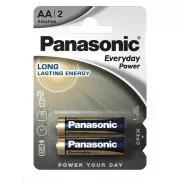 PANASONIC Alkaline Batterien Everyday Power LR6EPS / 2BP AA 1, 5V (Blister 2 Stück)