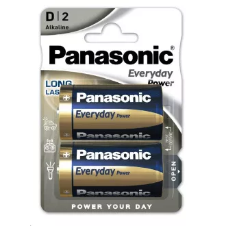 PANASONIC Alkaline Batterien Everyday Power LR20EPS / 2BP D 1,5V (Blister 2Stk.) PANASONIC Alkaline Batterien Everyday Power LR20EPS / 2BP D 1,5V (Blister 2Stk.)