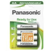 PANASONIC Akku (gebrauchsfertig) HHR-3MVE / 4BC 1900mAh AA 1,2V (Blister 4 Stück)