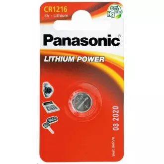 PANASONIC Lithiumbatterie (Knopf) CR-1216EL / 1B 3V (Blister 1Stk.)